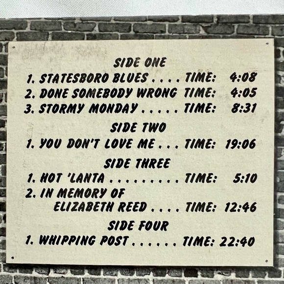 The Allman Brothers Band At Fillmore East Double Album 1971 EUC Original Sleeves - Picture 12 of 16